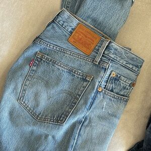 Levi's Blue Straight Leg Women's Jeans